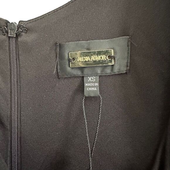 NWT Alexia Admor black dress size xs - Picture 6 of 8